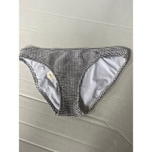 Aerie Black and White Checkered Bikini Bottoms